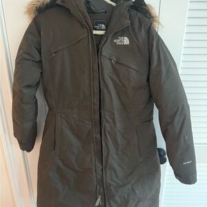The North Face Olive Artic Down Parka